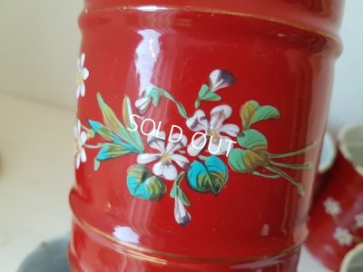 画像6: エトワール社すみれ柄キャニスター