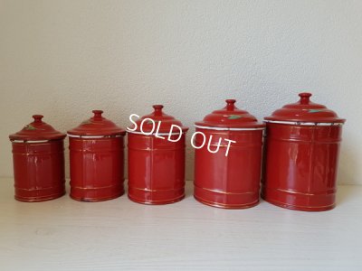 画像10: エトワール社すみれ柄キャニスター