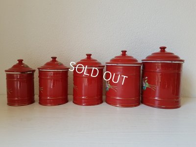 画像11: エトワール社すみれ柄キャニスター