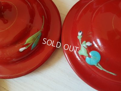 画像14: エトワール社すみれ柄キャニスター