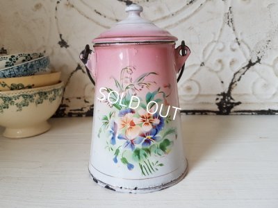 画像10: Japyピンクぼかしビオラとすずらん柄ミルクキャリー