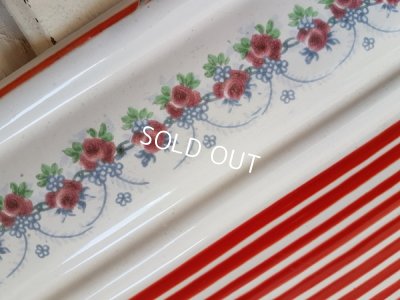画像3: BB赤ストライプローズガーランド柄レードルラック