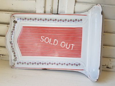 画像6: BB赤ストライプローズガーランド柄レードルラック