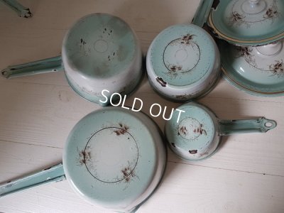 画像2: ホーロー花柄ウエディングセット