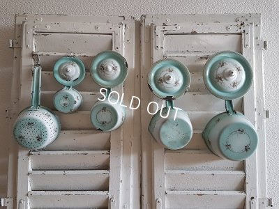 画像19: ホーロー花柄ウエディングセット