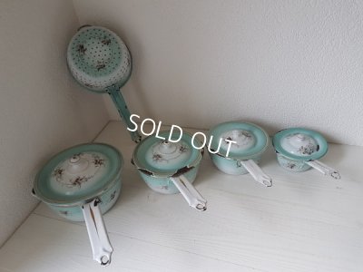 画像15: ホーロー花柄ウエディングセット