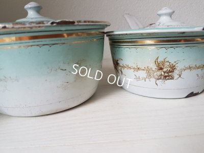 画像16: ホーロー花柄ウエディングセット