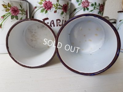 画像2: ホーローローズ柄キャニスター