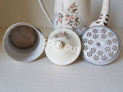 画像6: BF手描き花柄コーヒーポット