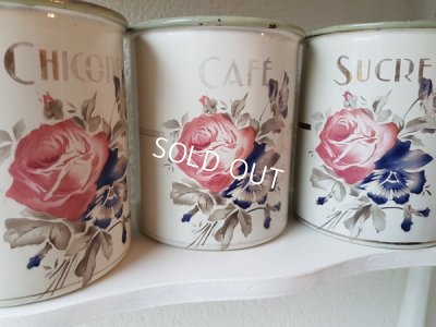 画像2: Japyローズ柄キャニスター