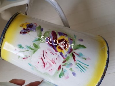 画像7: Japyイエローローズとパンジー柄コーヒーポット(リクエスト)