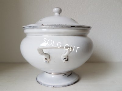 画像7: ホーロー花柄スーピエール