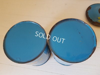 画像2: ホーローローズと小鳥柄キャニスター