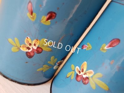 画像3: ホーローローズと小鳥柄キャニスター