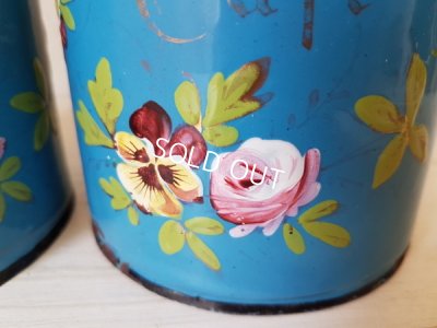 画像7: ホーローローズと小鳥柄キャニスター