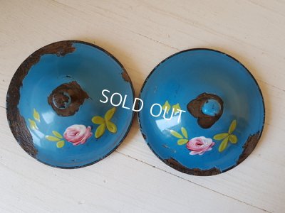 画像12: ホーローローズと小鳥柄キャニスター