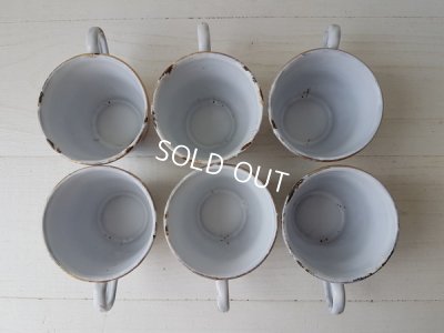 画像2: ホーローローズ柄コーヒーセット