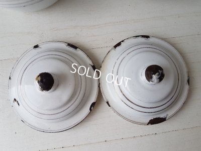 画像7: ホーロー白キャニスター