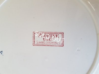 画像8: サルグミンヌ赤い花柄Florineプレートセット