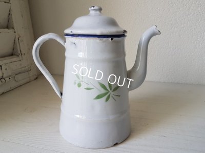 画像5: ホーロー花柄コーヒーポット