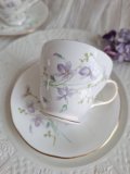 Winchesterすみれ柄カップ&ソーサー