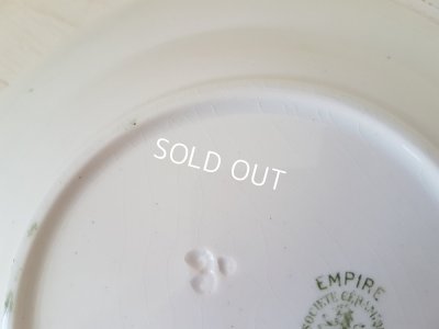 画像11: マーストリクト窯リボンとローズ柄プレートセット