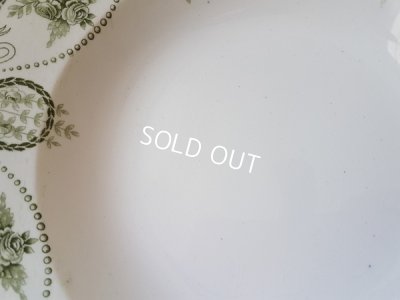 画像9: マーストリクト窯リボンとローズ柄プレートセット