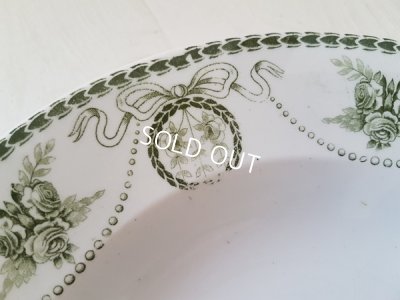 画像4: マーストリクト窯リボンとローズ柄プレートセット