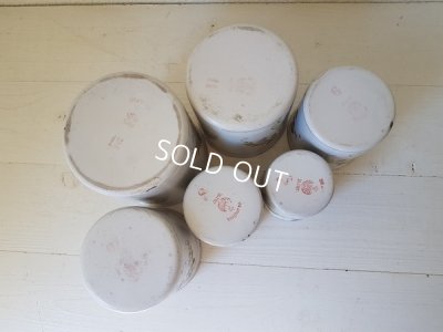 画像16: BF手描き花柄キャニスター6P