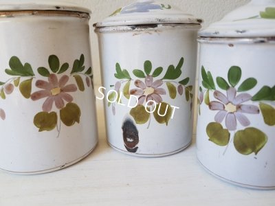 画像9: BF手描き花柄キャニスター6P