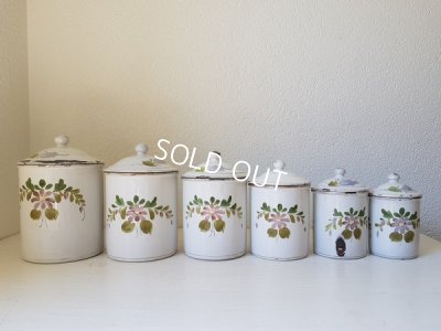 画像5: BF手描き花柄キャニスター6P