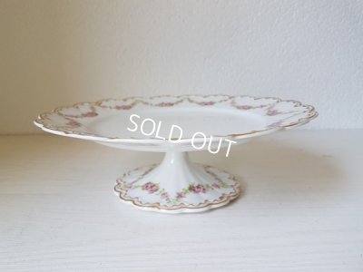画像2: エミールブルジョワローズガーランド柄コンポート