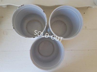 画像5: フレンチ白いキャニスター3P