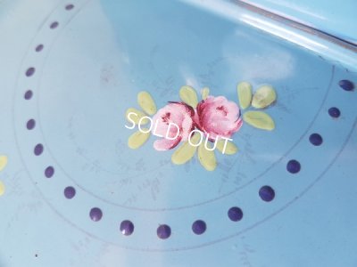 画像3: ホーロー製手描きローズ柄セル缶