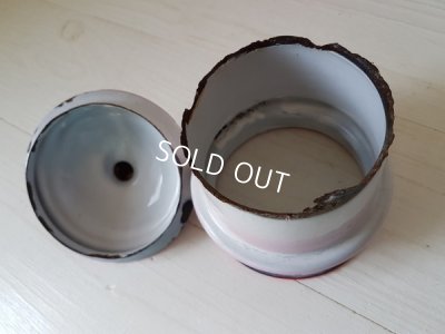 画像7: ホーローピンク手描きコーヒーポット