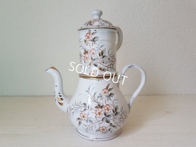 画像7: BWホーロー花柄コーヒーポット