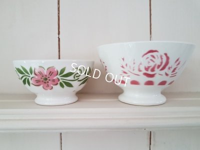 画像9: サルグミンヌ花柄カフェオレボウルセット