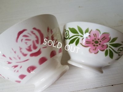 画像2: サルグミンヌ花柄カフェオレボウルセット