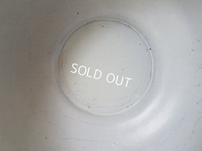 画像8: ホーローブルーローズ柄手描きスーピエール