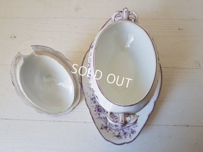 画像8: 陶器花柄ソーシエ