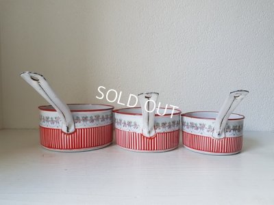 画像6: BBローズガーランド赤片手鍋セット