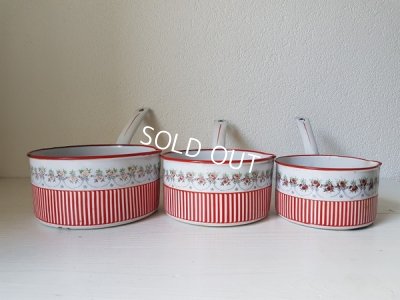 画像7: BBローズガーランド赤片手鍋セット