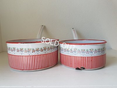 画像15: BBローズガーランド赤片手鍋セット