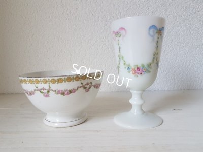 画像4: ローズガーランド柄カフェオレボウル&グラス