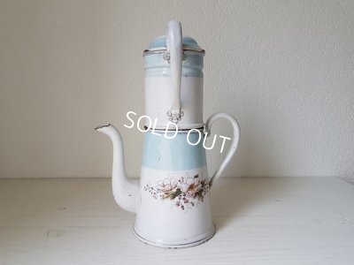 画像5: BW社ホーロー花柄コーヒーポット