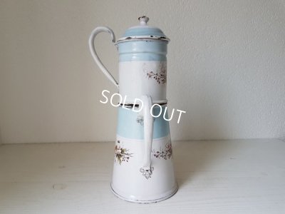 画像6: BW社ホーロー花柄コーヒーポット