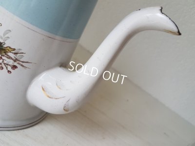 画像10: BW社ホーロー花柄コーヒーポット