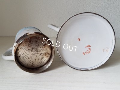 画像12: BW社ホーロー花柄コーヒーポット