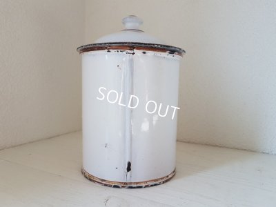 画像4: ホーローローズ柄手描きキャニスター