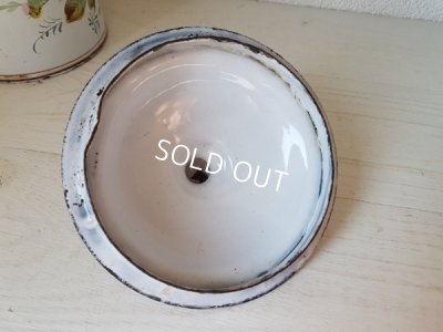 画像6: ホーローローズ柄手描きキャニスター